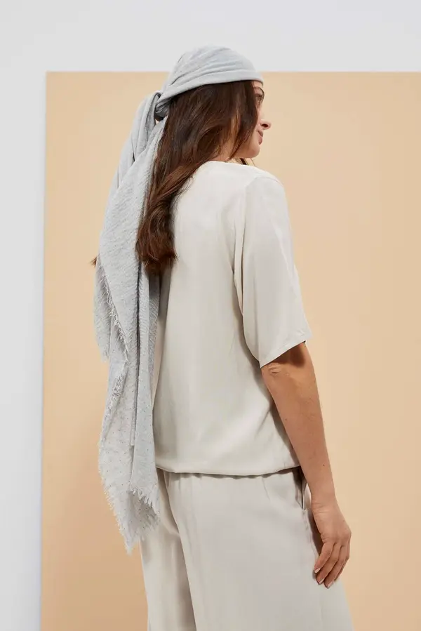 Marisse Marisse Women's Scarf L-Sz-4016 Grey