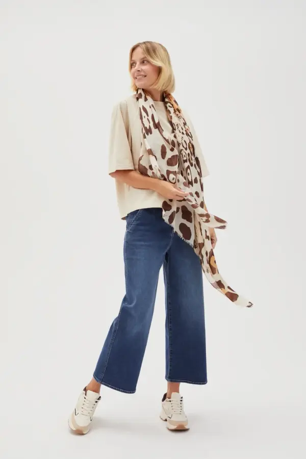 Marisse Marisse Women's Scarf L-Sz-4604 D.Brown