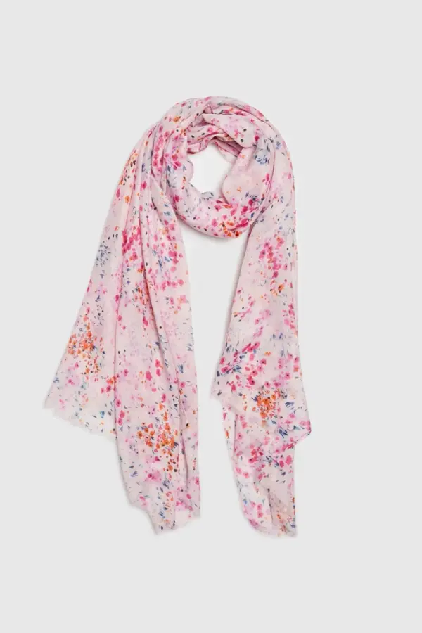 Marisse Marisse Women's Scarf L-Sz-4609 L.Pink