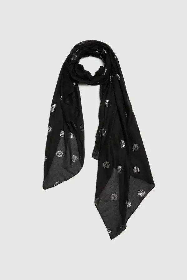 Marisse Marisse Women's Scarf L-Sz-4614 Black