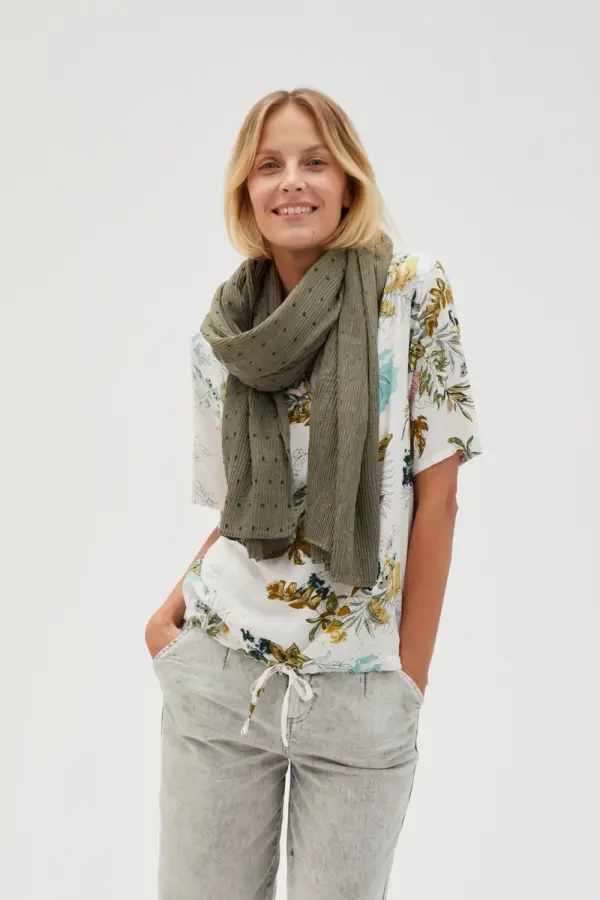 Marisse Marisse Women's Scarf L-Sz-4618 Olive