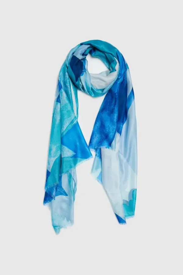 Marisse Marisse Women's Scarf L-Sz-4621 Blue