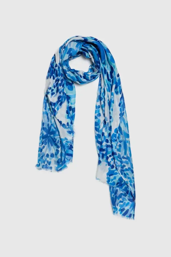 Marisse Marisse Women's Scarf L-Sz-4623 Blue