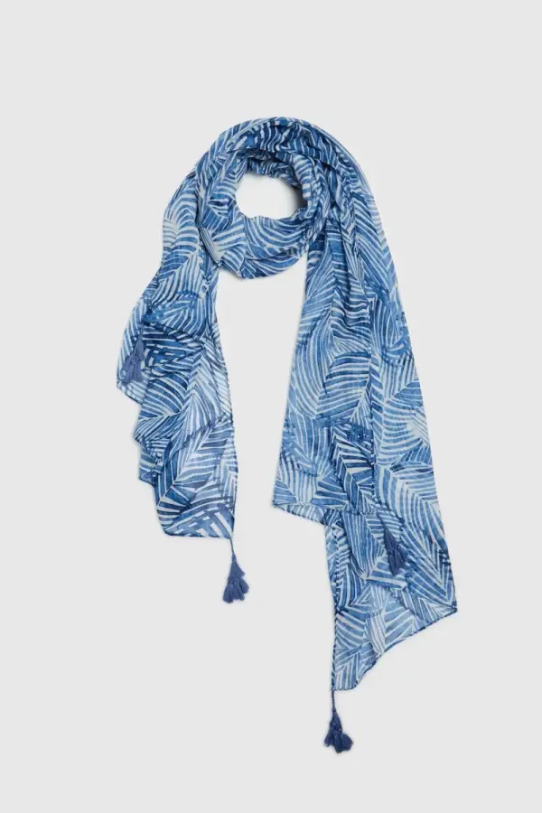 Marisse Marisse Women's Scarf L-Sz-4624 Blue