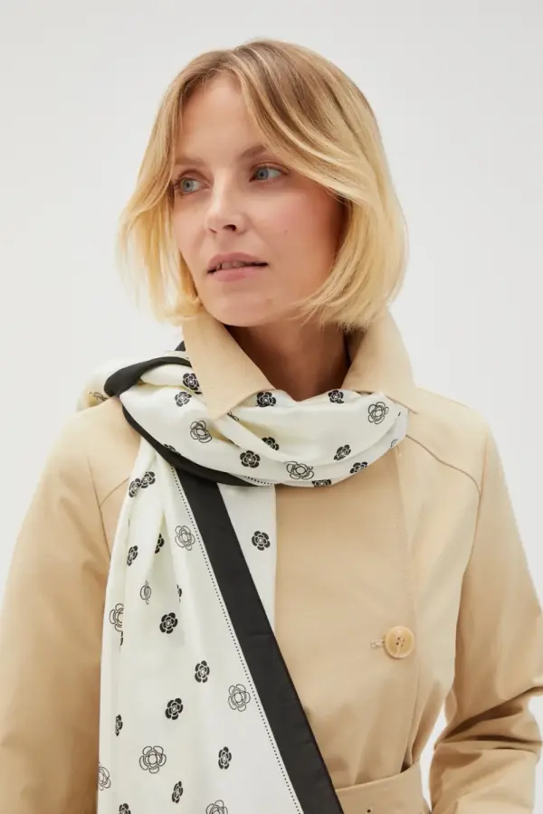 Marisse Marisse Women's Scarf L-Sz-4626 Off White