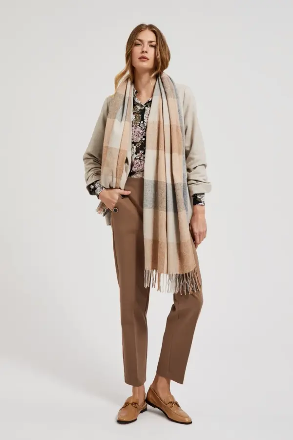 Marisse Marisse Women's Scarf Z-Sz-4500 Beige