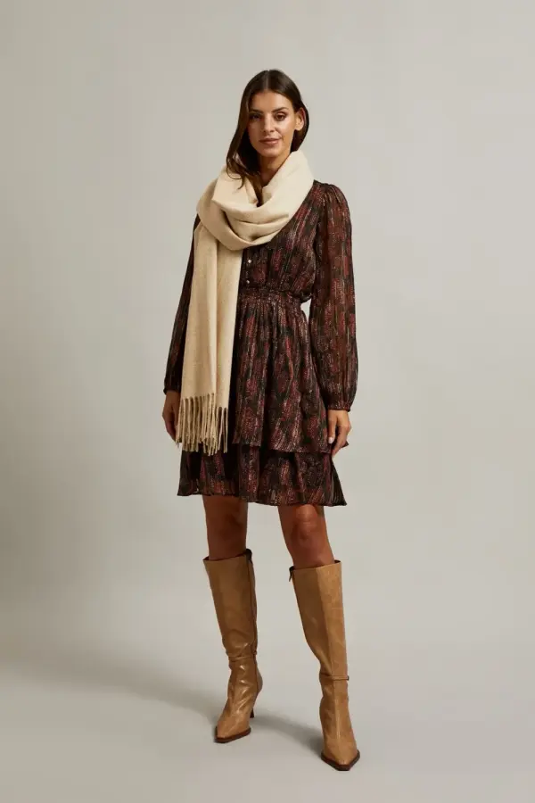 Marisse Marisse Women's Scarf Z-Sz-4511 Beige