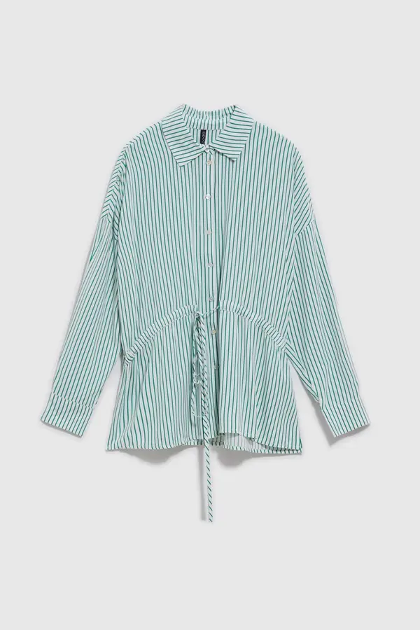 Marisse Marisse Women's Shirt L-Ko-4014 White_Green