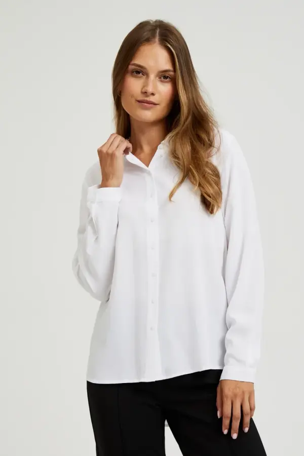 Marisse Marisse Women's Shirt L-Ko-4600 White