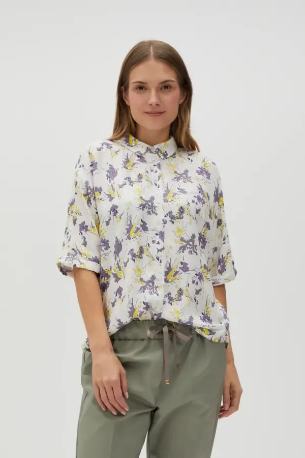 Marisse Marisse Women's Shirt L-Ko-4619 Violet