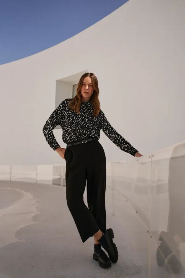 Marisse Marisse Women's Shirt Z-Ko-4511 Black