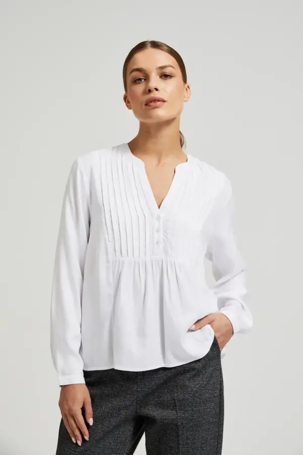 Marisse Marisse Women's Shirt Z-Ko-4520 White