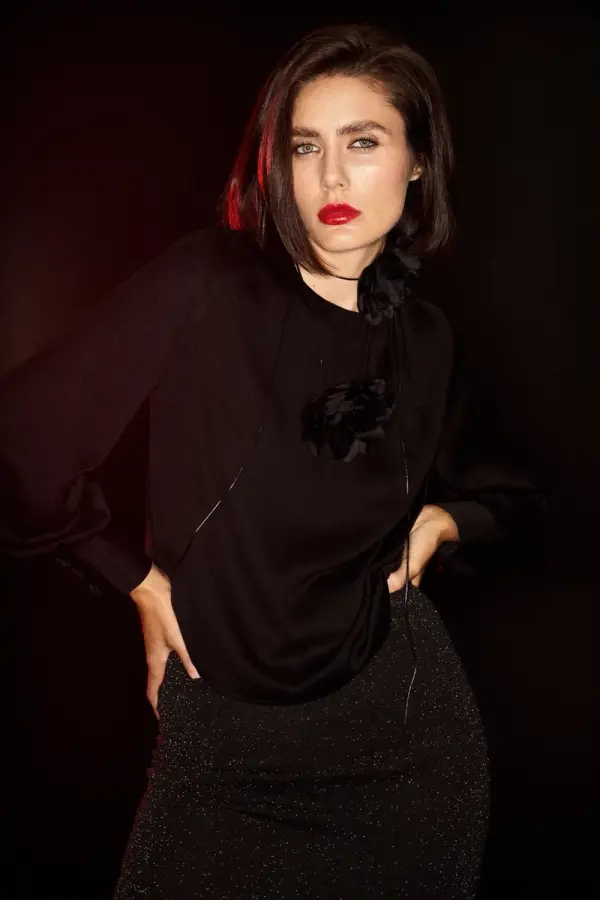 Marisse Marisse Women's Shirt Z-Ko-4530 Black