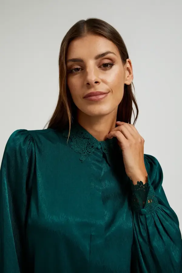 Marisse Marisse Women's Shirt Z-Ko-4531 D.Green