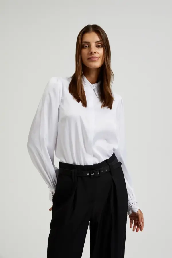 Marisse Marisse Women's Shirt Z-Ko-4531 Off White