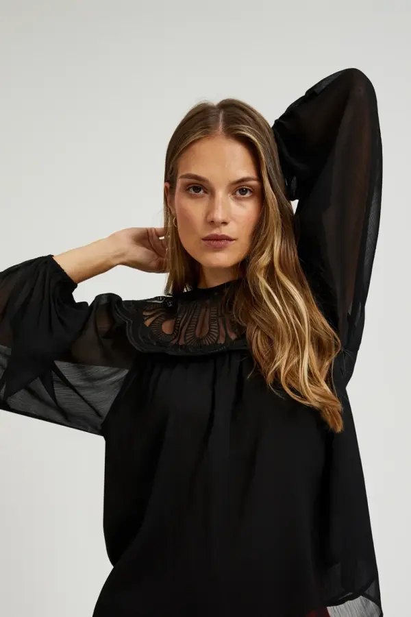 Marisse Marisse Women's Shirt Z-Ko-4533 Black