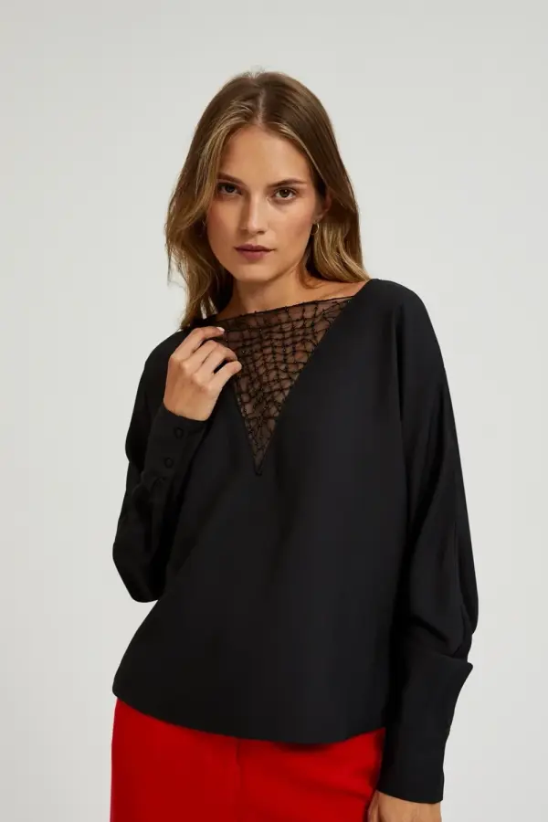 Marisse Marisse Women's Shirt Z-Ko-4535 Black