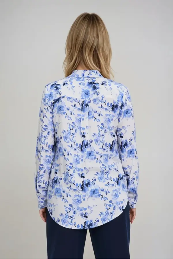 Marisse Marisse WOMEN'S SHIRT Z-KO-4806 BLUE