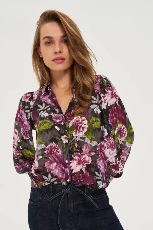 Marisse Marisse WOMEN'S SHIRT Z-KO-4807 BLACK