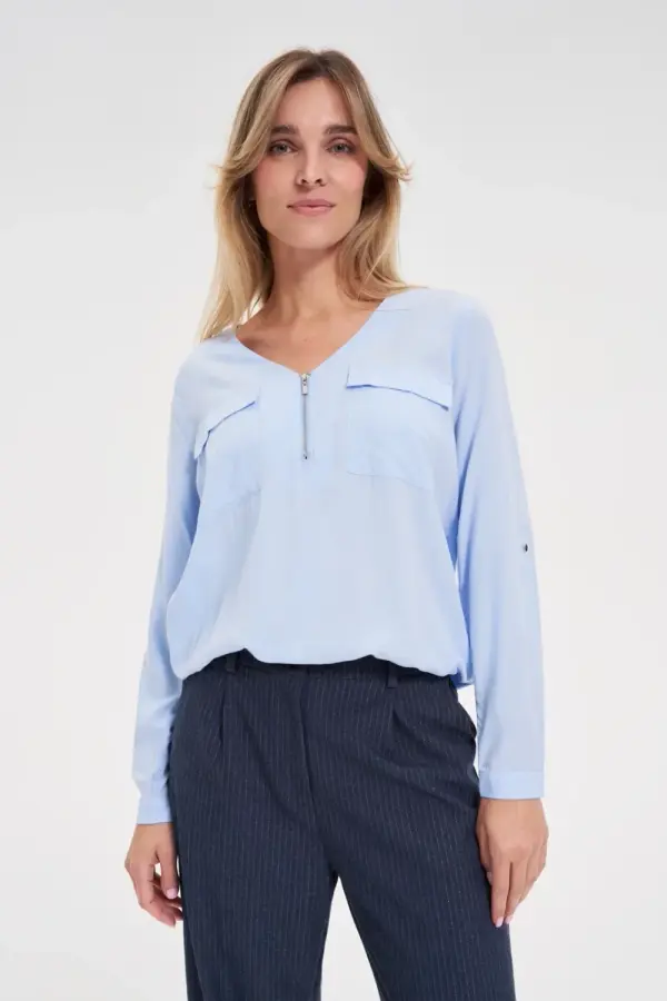 Marisse Marisse WOMEN'S SHIRT Z-KO-4814 L.BLUE