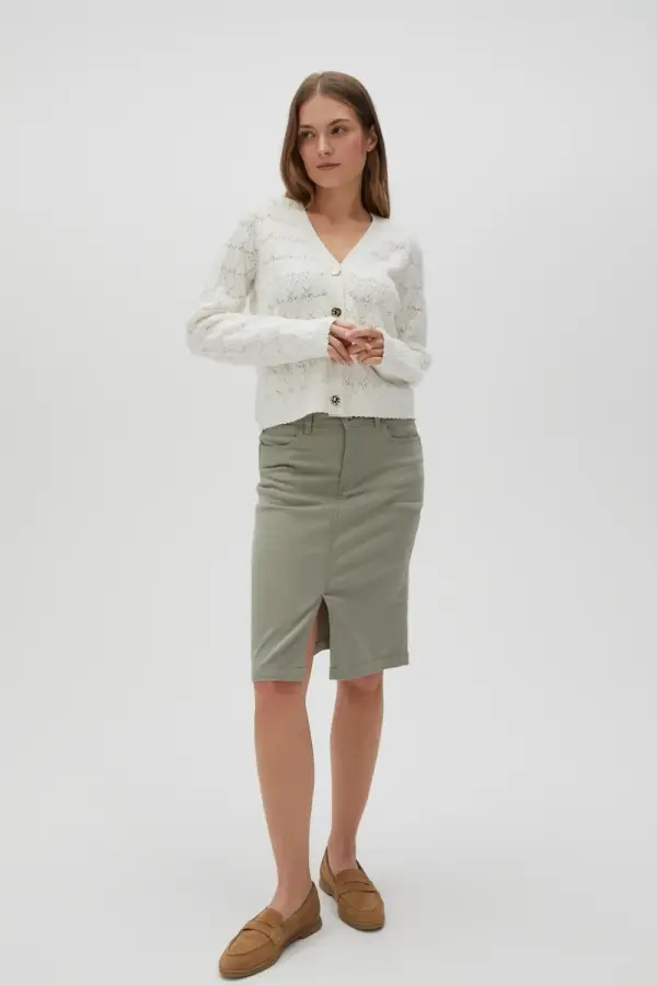 Marisse Marisse Women's Skirt L-Sc-4602 Olive