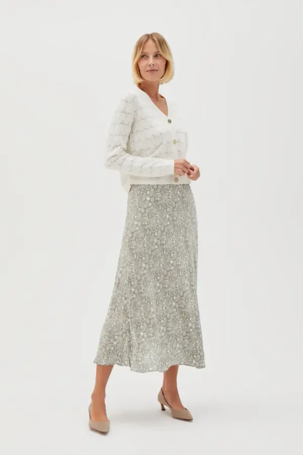 Marisse Marisse Women's Skirt L-Sc-4603 Olive