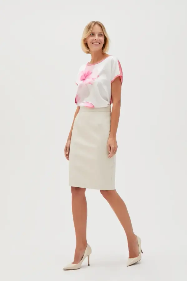 Marisse Marisse Women's Skirt L-Sc-4606 L.Beige