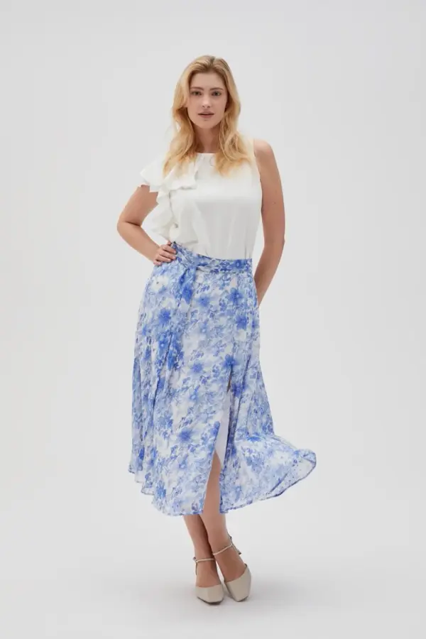 Marisse Marisse Women's Skirt L-Sc-4610 L.Blue