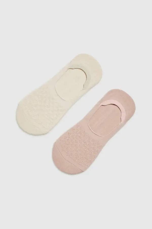 Marisse Marisse Women's Socks L-Sk-4600 Beige