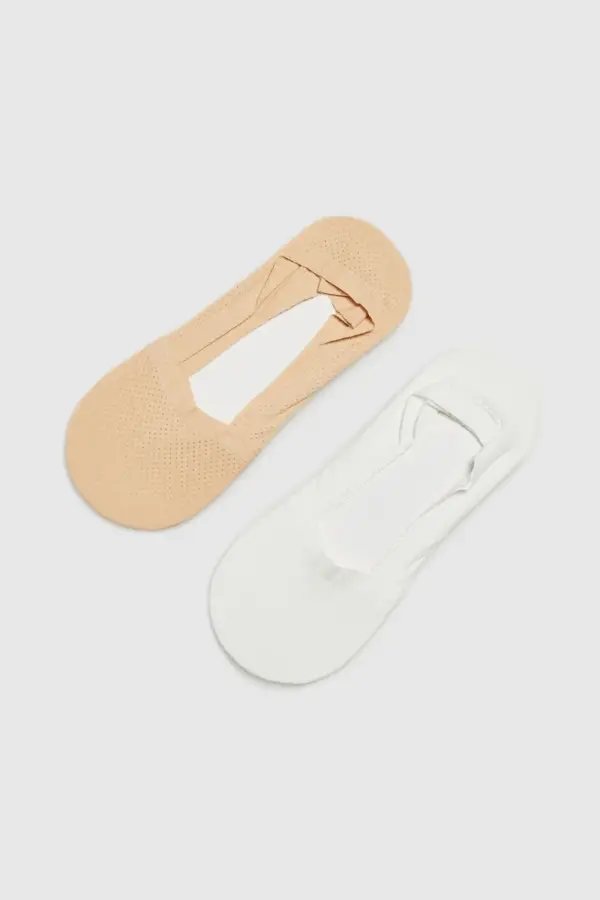 Marisse Marisse Women's Socks L-Sk-4601 Off White