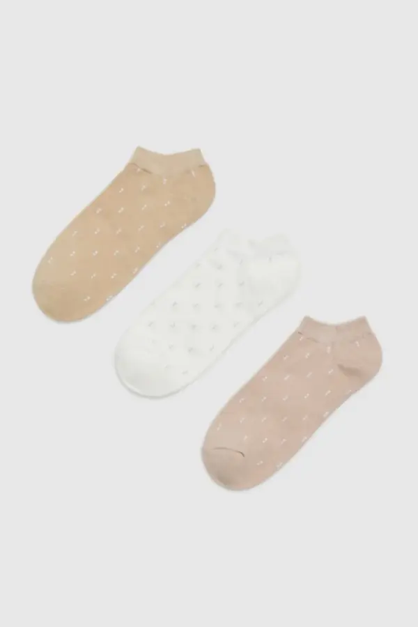 Marisse Marisse Women's Socks L-Sk-4607 Off White