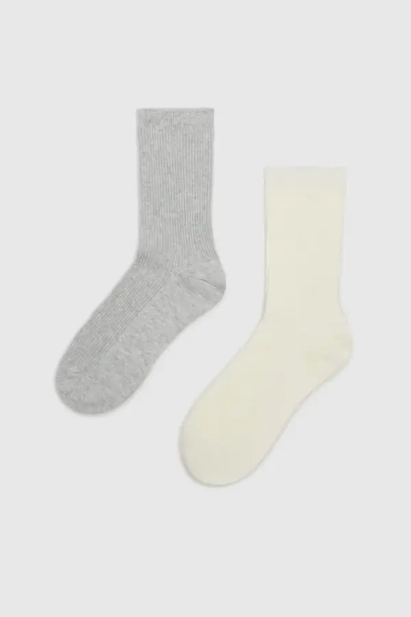 Marisse Marisse Women's Socks Z-Sk-4514 Off White