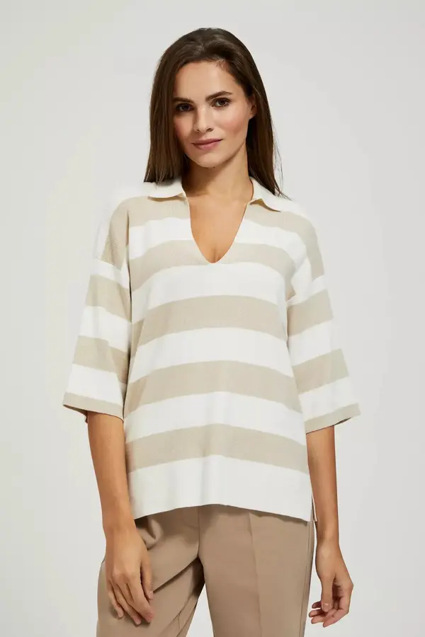 Marisse Marisse Women's Sweater L-Sw-4300 L.Beige