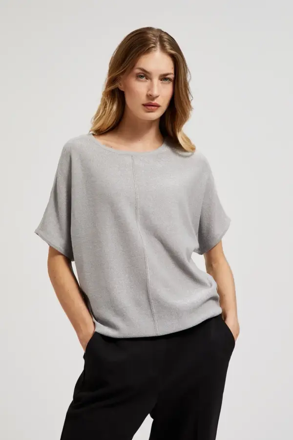Marisse Marisse Women's Sweater Z-Sw-4516 Grey