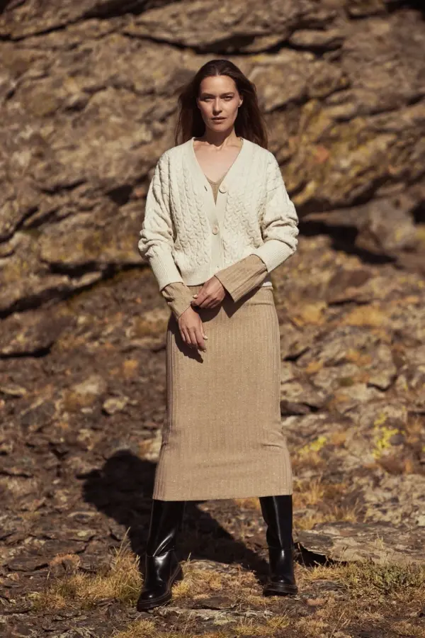 Marisse Marisse Women's Sweater Z-Sw-4521 Off White