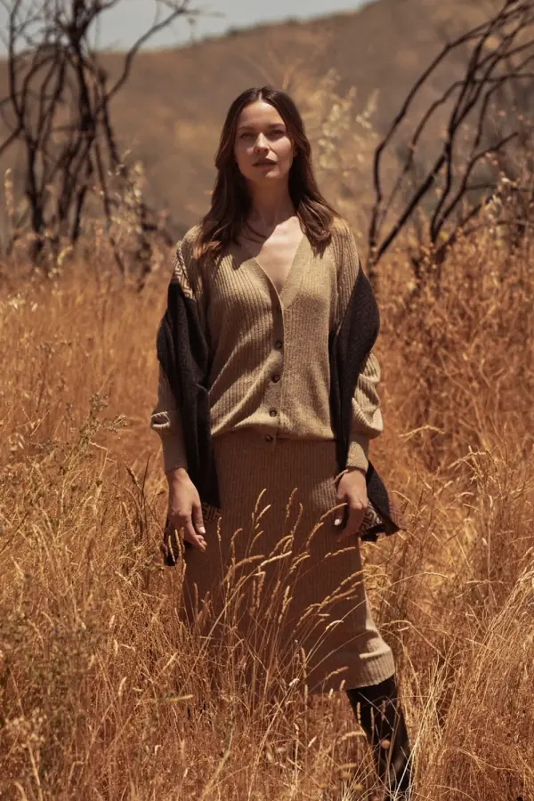 Marisse Marisse Women's Sweater Z-Sw-4531 Beige Mel