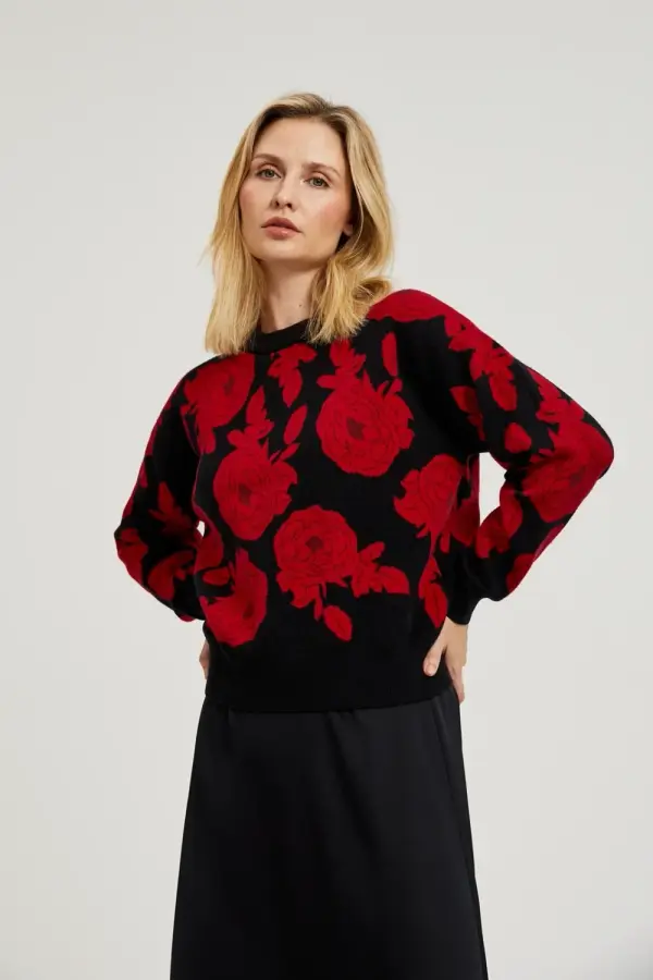 Marisse Marisse Women's Sweater Z-Sw-4537 Black