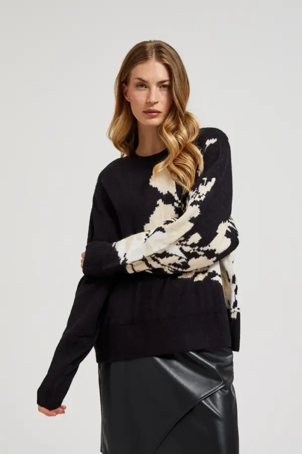 Marisse Marisse Women's Sweater Z-Sw-4565 Black