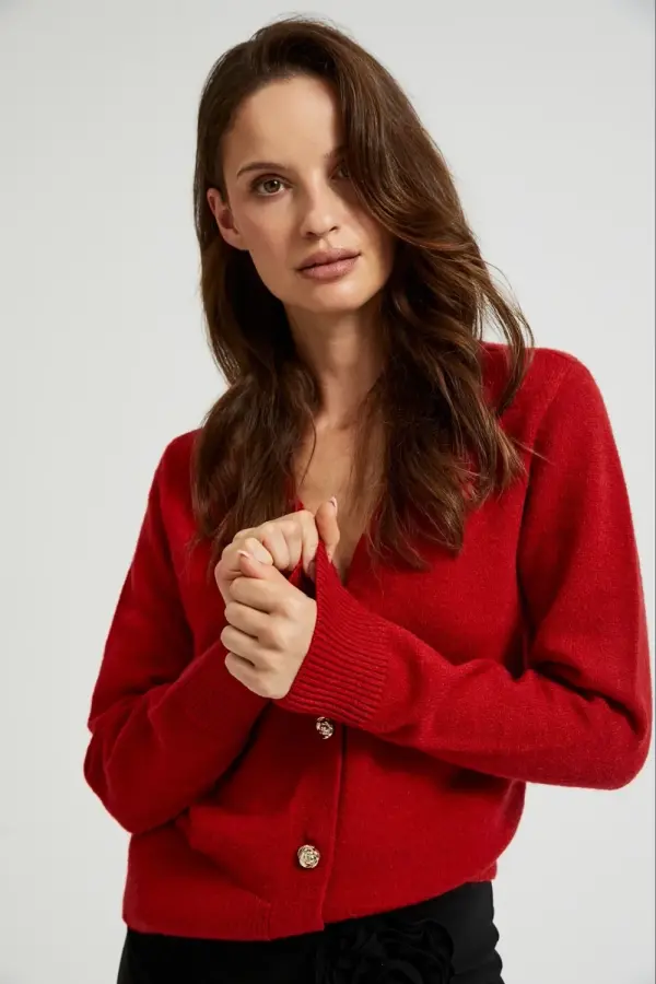 Marisse Marisse Women's Sweater Z-Sw-4566 Red