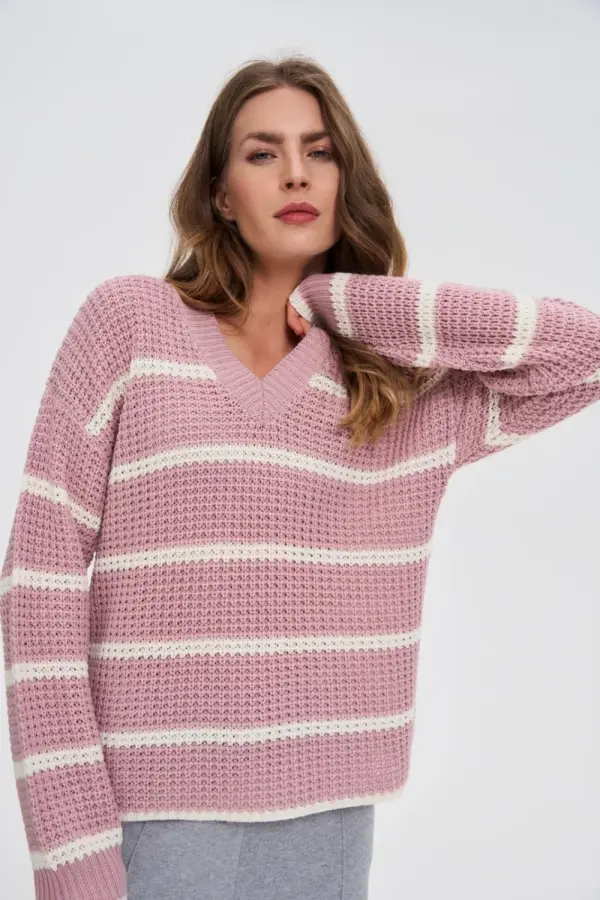 Marisse Marisse WOMEN'S SWEATER Z-SW-4810 L.PINK