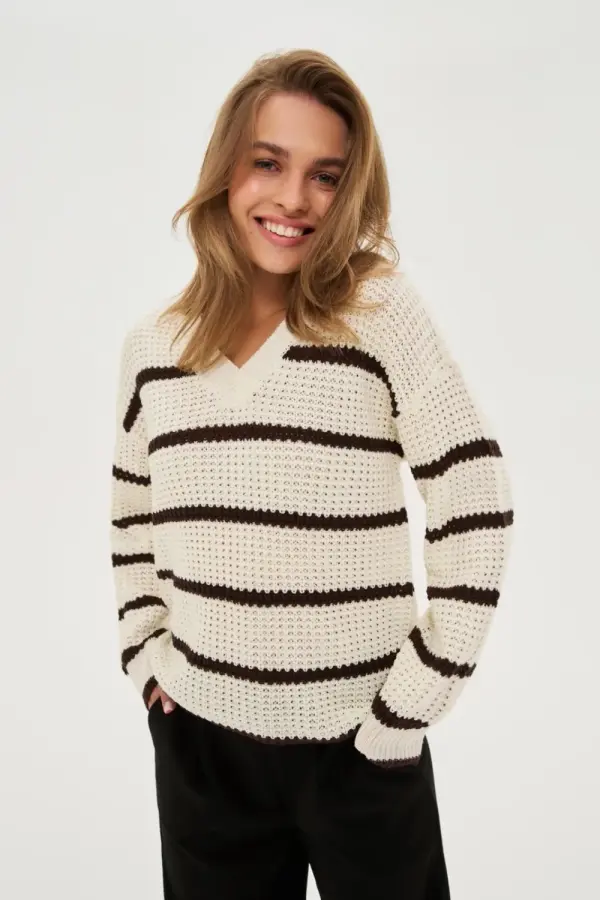 Marisse Marisse WOMEN'S SWEATER Z-SW-4810 OFF WHITE