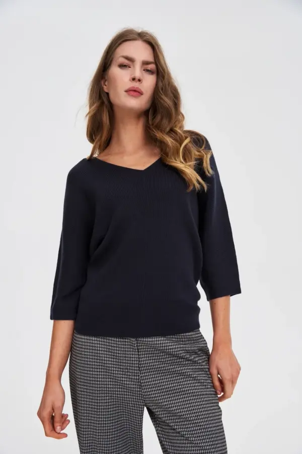 Marisse Marisse WOMEN'S SWEATER Z-SW-4816 NAVY