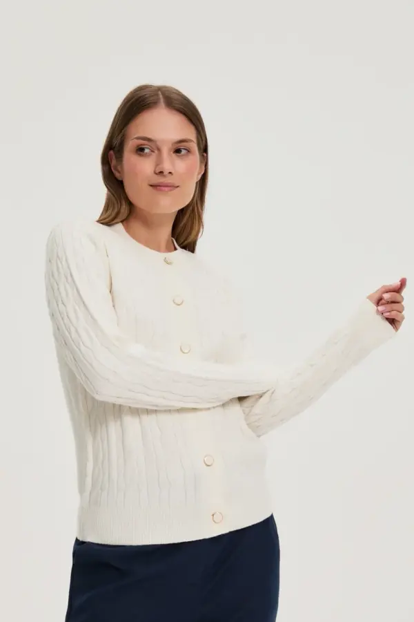 Marisse Marisse WOMEN'S SWEATER Z-SW-4835 OFF WHITE