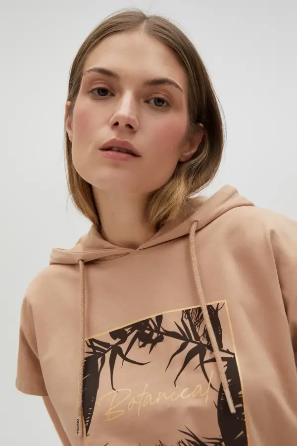 Marisse Marisse Women's Sweatshirt L-Bl-4604 L.Brown