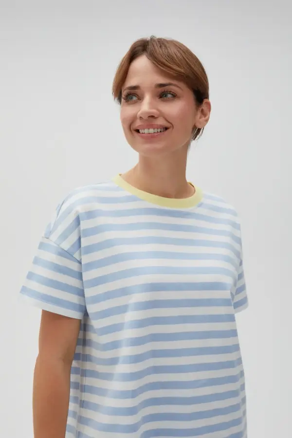 Marisse Marisse Women's Sweatshirt L-Bl-4605 L.Blue