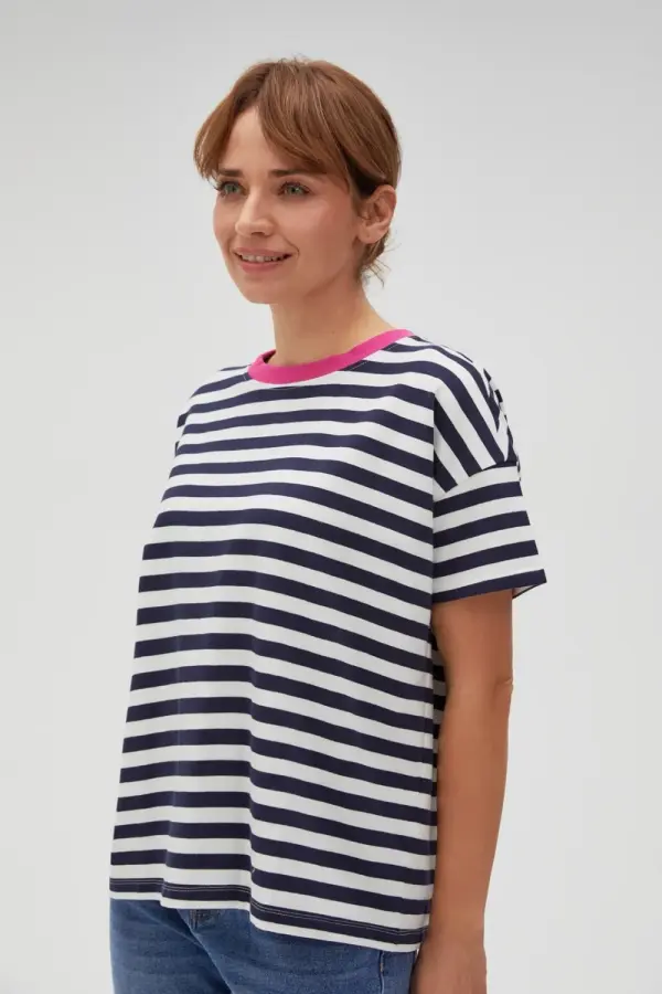 Marisse Marisse Women's Sweatshirt L-Bl-4605 Navy