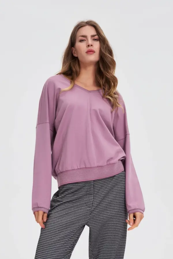 Marisse Marisse WOMEN'S SWEATSHIRT Z-BL-4801 D.PINK