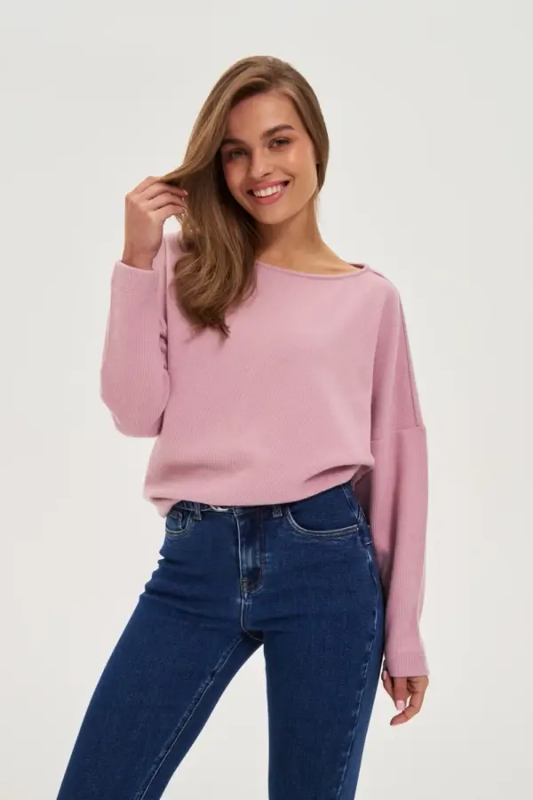Marisse Marisse WOMEN'S SWEATSHIRT Z-BL-4804 L.PINK