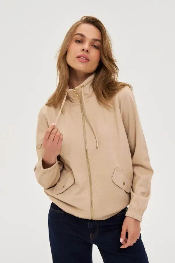 Marisse Marisse WOMEN'S SWEATSHIRT Z-BL-4811 BEIGE