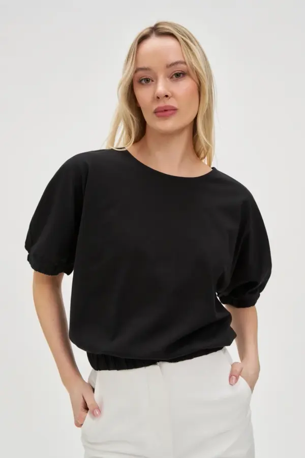 Marisse Marisse Women's T-Shirt L-Ts-4618 Black